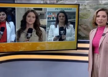 Repórter da Record desabafa após ser atingida por tomate enquanto reportava o impacto da inflação