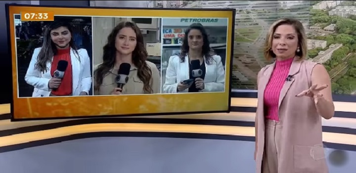 Repórter da Record desabafa após ser atingida por tomate enquanto reportava o impacto da inflação