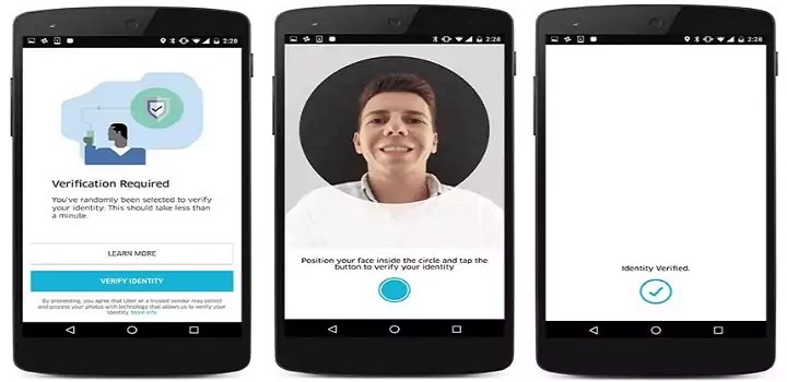 uber exige selfie de passageiros que pagamcorrida em dinheiro