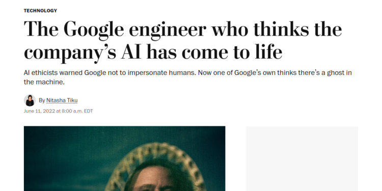 IA: O engenheiro do Google falou sobre o projeto que desenvolveu senciencia