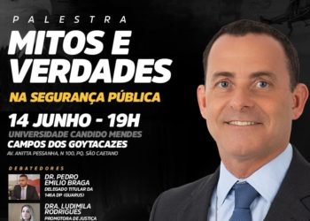 Palestra sobre Segurança Pública na Universidade Cândido Mendes