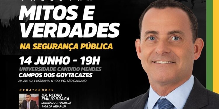 Palestra sobre Segurança Pública na Universidade Cândido Mendes