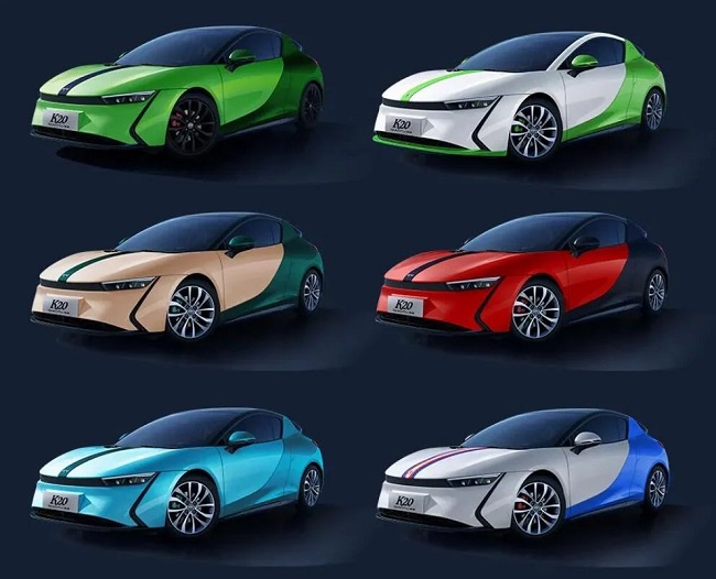 O K20 também será vendido em múltiplas opções de cores, bem chamativas (Reprodução(