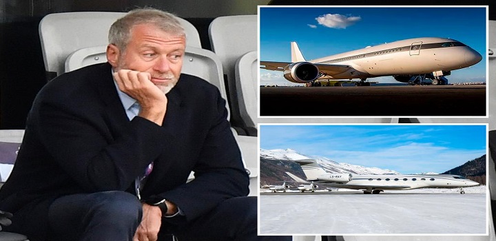 EUA aprovam apreensão de dois aviões particulares de Abramovich No total, os veículos do oligarca russo estão avaliados em quase 2 bilhões de reais