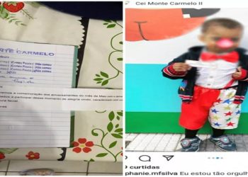 Veja professora que fantasiou criança de macaco em escola de sp