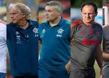 últimos técnicos do Flamengo