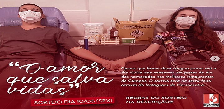 Restaurantes de Campos: campanha de doaçao de sangue