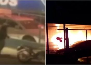 VEJA O VÍDEO EM QUE HOMEM EXPLODE CARROS EM CAMPINAS