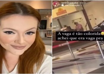 Veja o vídeo que influencer Larissa Rocha debocha de vagas de estacionamento para autistas