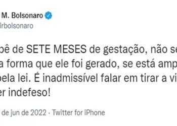 Bolsonaro critica aborto de menina de 11 anos