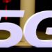 Logo do 5G. — Foto: ERIC PIERMONT/AFP