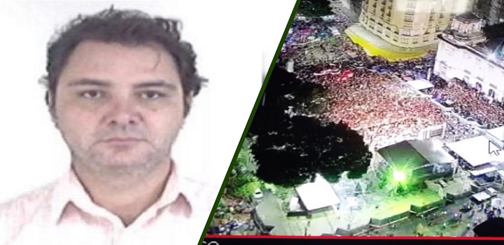 Polícia prende homem que jogou explosivo em evento de Lula no Rio