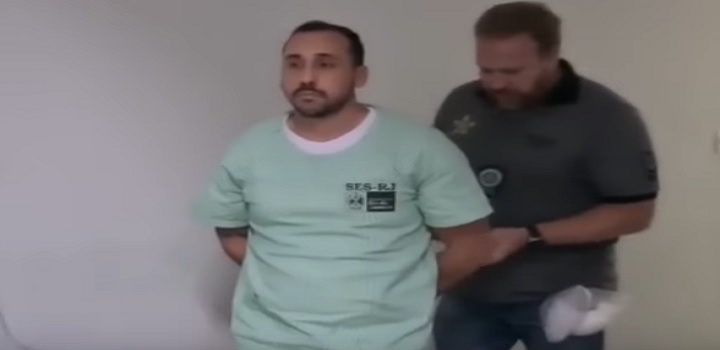 Vídeo mostrando medico preso por estupro