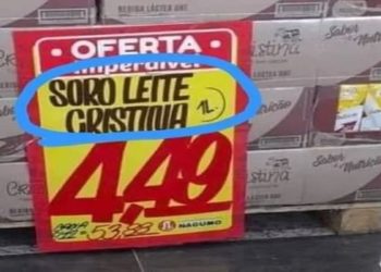 Soro de leite a R$ 4,49 viraliza nas redes, preço do leite