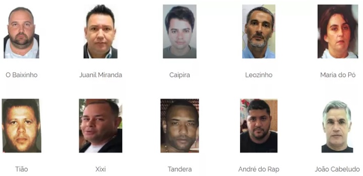 lista dos criminosos mais procurados do Brasil