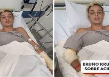 Funcionários de hospital onde Bruno Krupp ficou internado relatam que modelo foi 'rude' e 'agressivo'