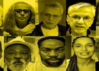 Carta em defesa da democracia lida por artistas