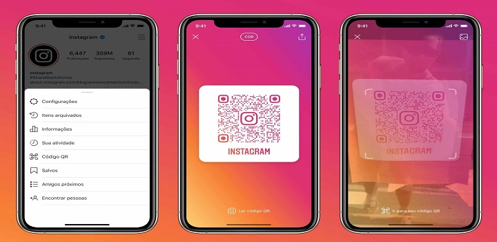 QR CODE NO INSTAGRAM