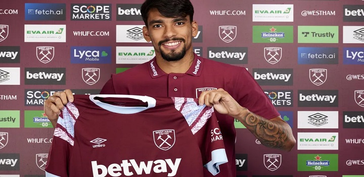 Lucas Paquetá assina com o West Ham