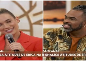Manoel Soares corrigiu um termo racista dito por Marcela Fetter no 'Encontro'