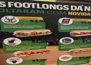 Sanduiches de R$ 61 do subway