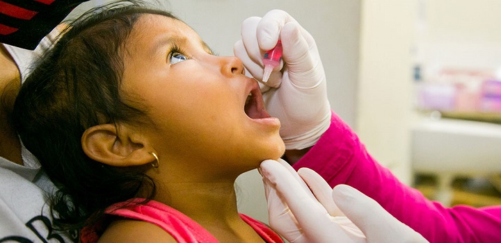Vacinação contra a Polio no Brasil