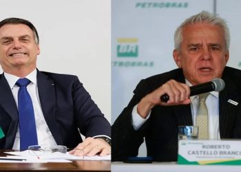 O Ministério de Minas e Energia trata como sigiloso o conteúdo de mensagens contidas no celular corporativo usado pelo ex-presidente da Petrobras Roberto Castello Branco. As conversas, segundo ele afirmou em um grupo de WhatsApp, poderiam incriminar Jair Bolsonaro.