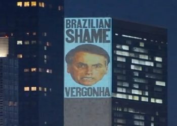Bolsonarpo em prédio da ONU