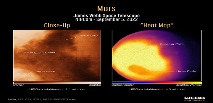 NASA, MARTE, JAMES WEBB
