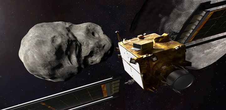 dar, nave da nasa que vai colidir contra asteroide