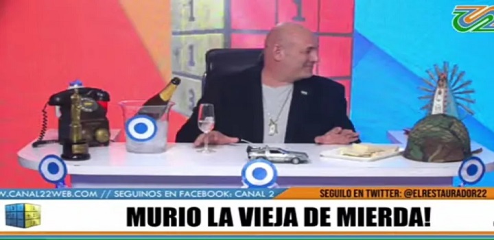 Programa de TV argentino celebra morte da Rainha Elizabeth II: "Velha filha da p..."