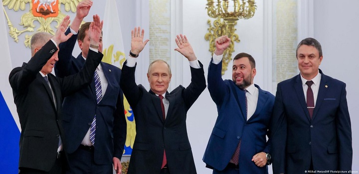 PUTIN ANUNCIA ANEXAÇÃO DE TERRITORIOS NA UCRANIA