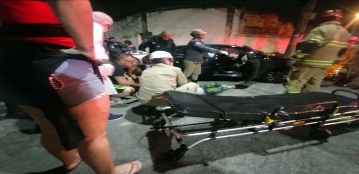 Tentativa de assalto foi em Marechal Hermes — Foto: Reprodução/TV Globo