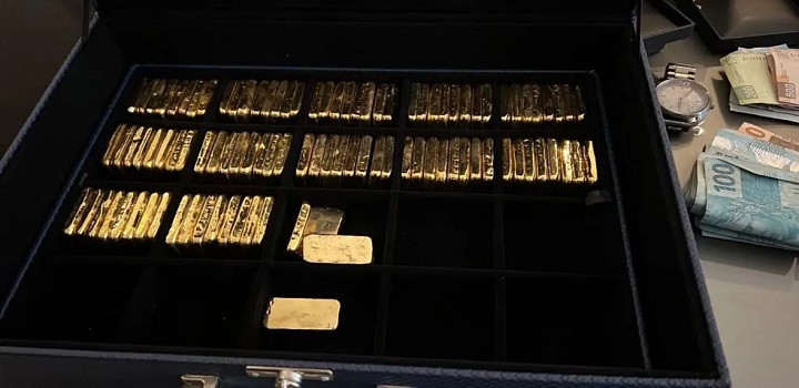 bARRAS DE OURO APREENDIDAS DO SHEIK DOS BITCOINS
