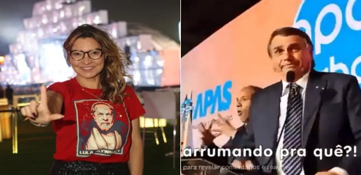 Janja fala sobre bolsonaro e venezuelanas