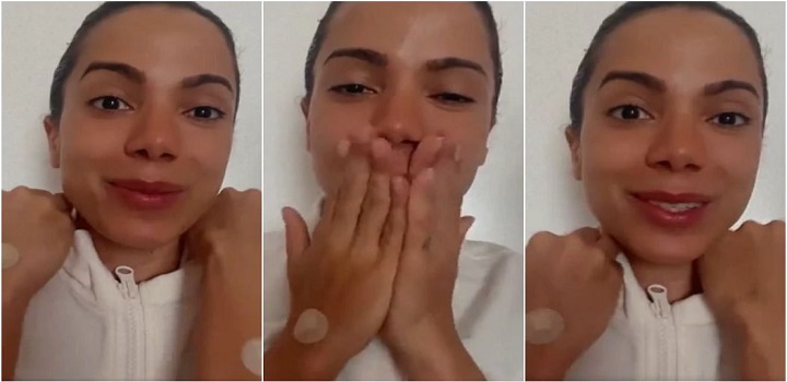 Anitta aparece em video com curativos e preocupa fãs