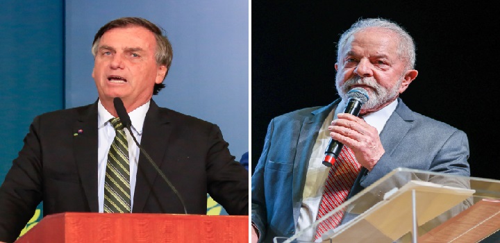 Apoio a Lula e Bolsonaro no Segundo Turno