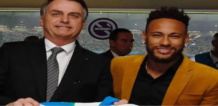 Neymar explica poio a Bolsonaro
