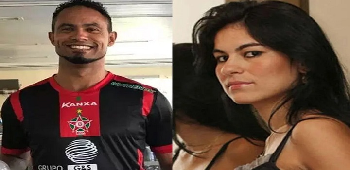 Ex-goleiro Bruno Fernandes e Eliza Samudio — Foto: Arquivo g1