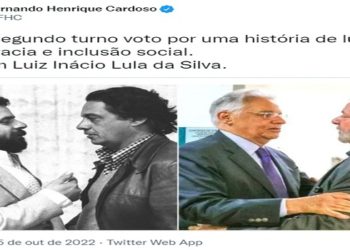 FHC apoia Lula no 2 turno