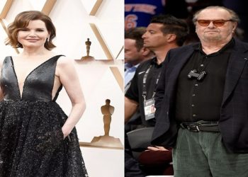 Geena Davis contou ao The New Yorker que teve que interromper avanços sexuais por parte do ator Jack Nicholson