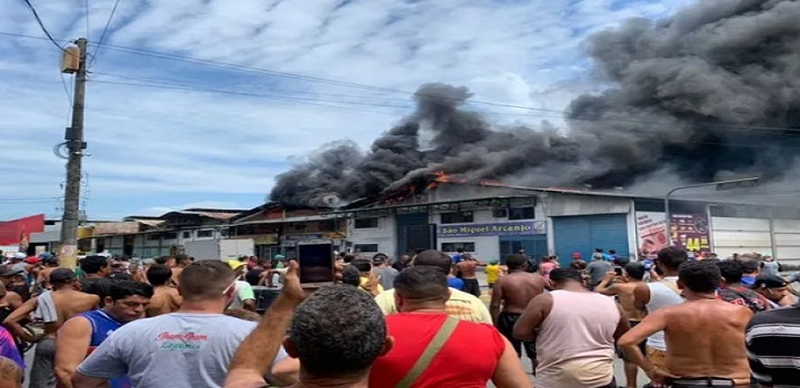 iNCENDIO NO CEASA RJ