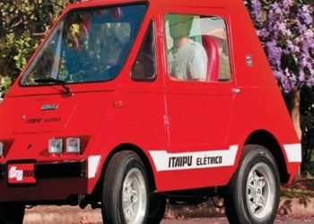 Itaipu Elétrico, da Gurgel: o primeiro carro elétrico da América Latina (Reprodução)