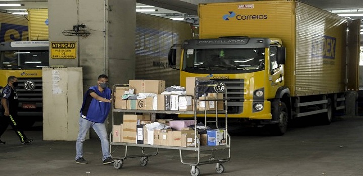 leilão de itens dos correios