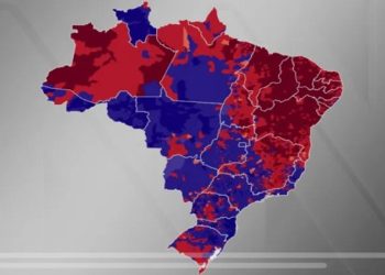 mapa da votação para presidente
