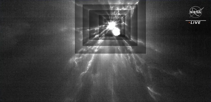 Missão da nasa que colidiu com um asteroide
