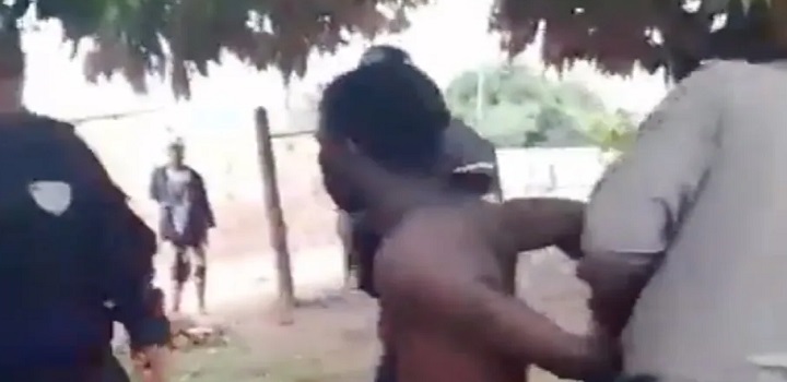 Jovem negro preso durante eleições