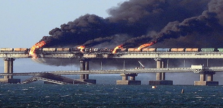explosao de ponte na crimeia