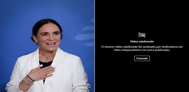 Regina Duarte posta video de Lula