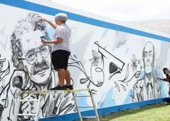 Grafite Darcy Ribeiro na Uenf